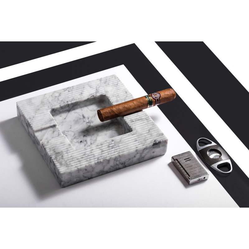 Manhattan newest Cigar Tray White Marble Lilac Bianco Carrara